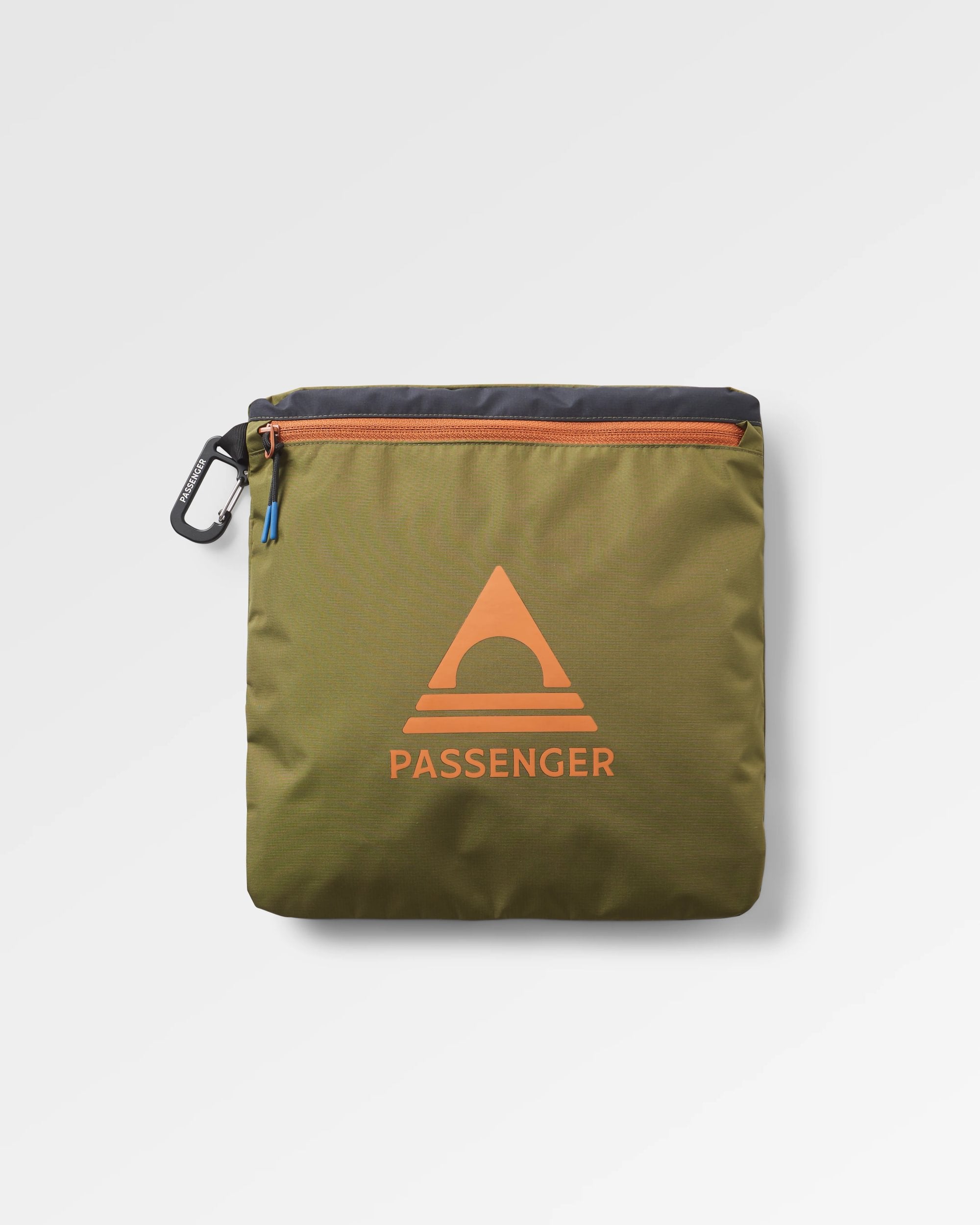 Trailscape Men's Recycled Waterproof Jacket - Black/Khaki - Flatlay