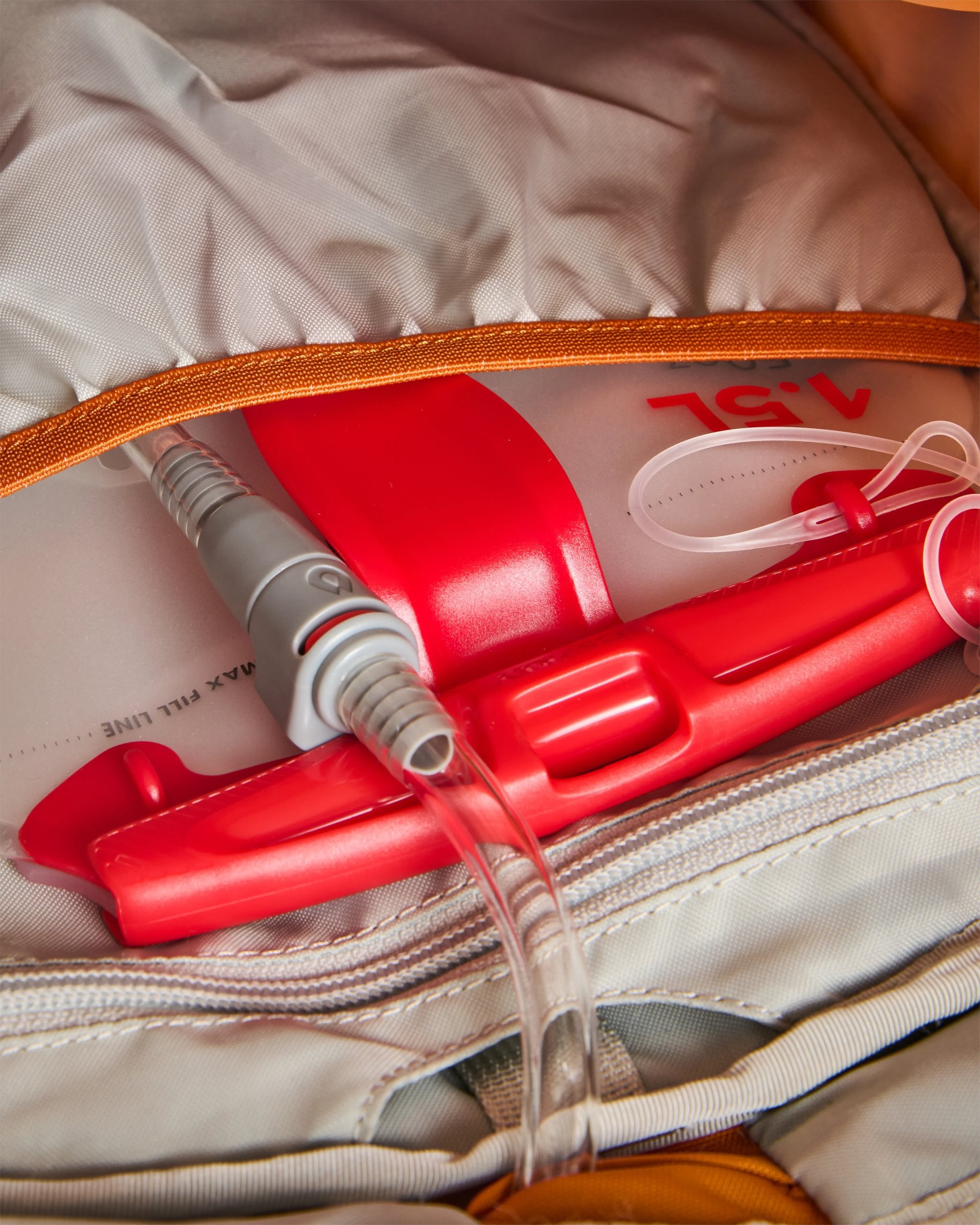 Trailscape Recycled 24L Backpack - Sunrise Orange - Flatlay