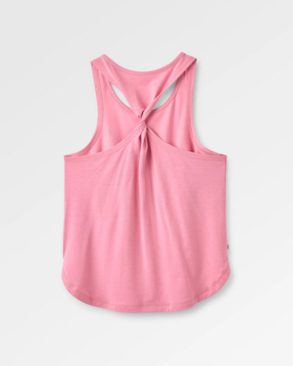 Zenith Active Vest - Pink Rose - Flatlay