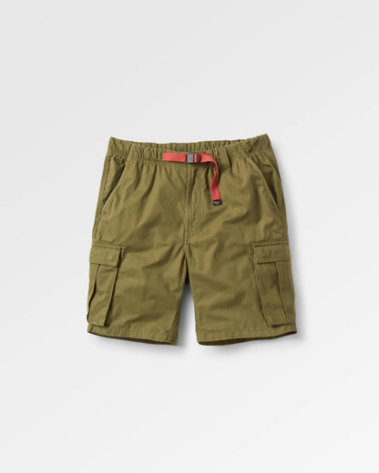 Adventurer Cargo Cotton Short - Khaki - Flatlay