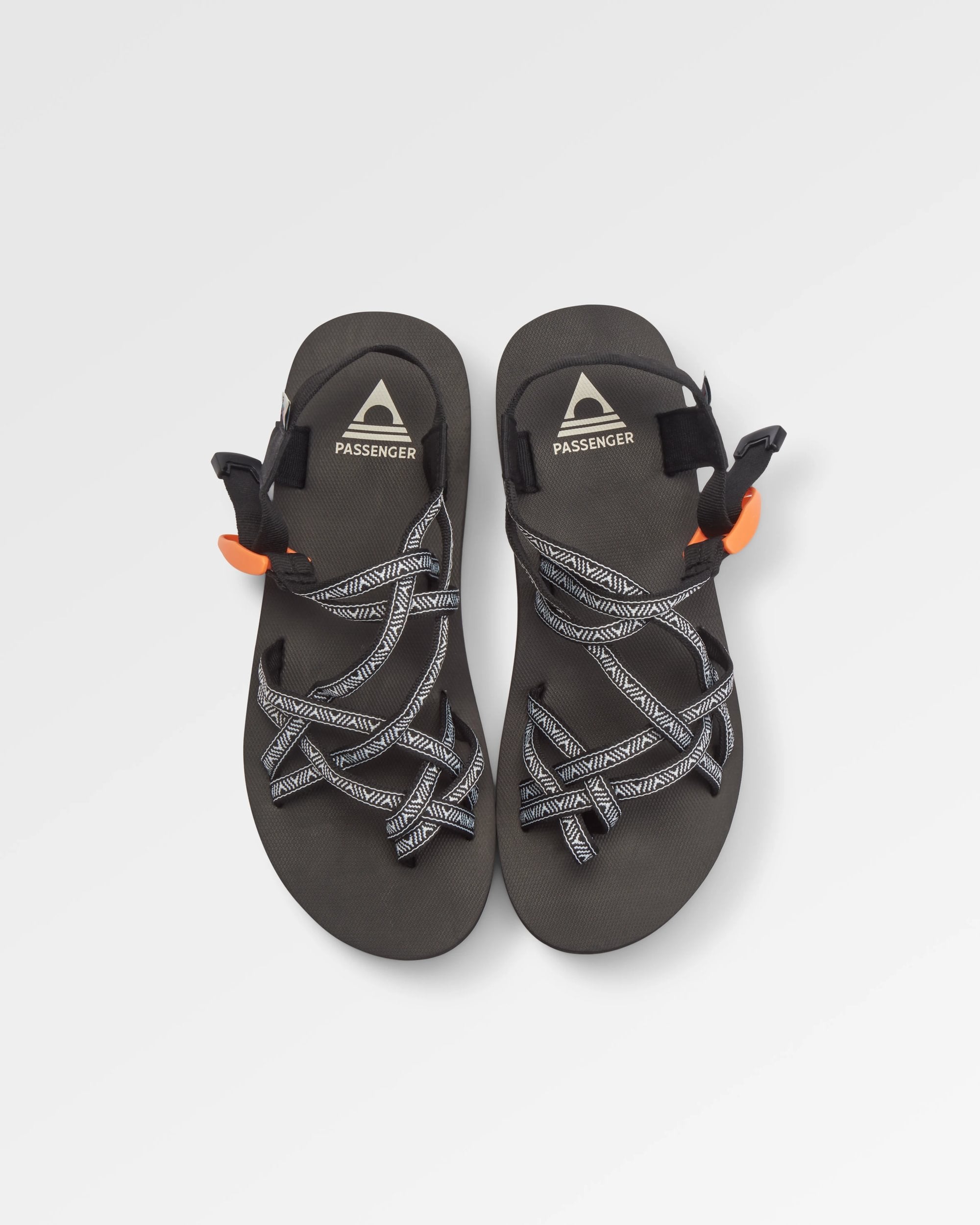 Atlas Sandal - Trail Monochrome - Flatlay