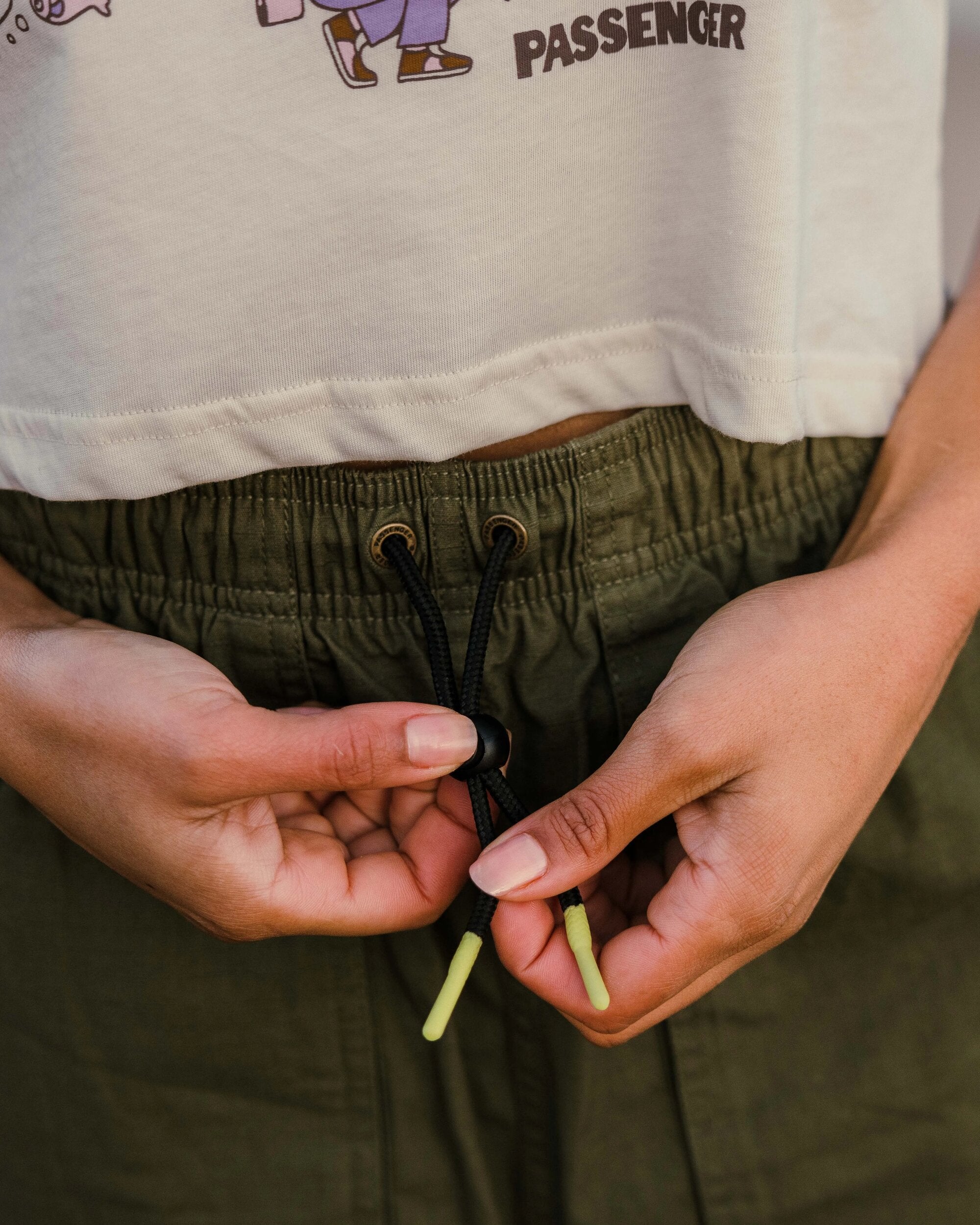 Wonderland Organic Cotton Skort - Khaki - Lifestyle