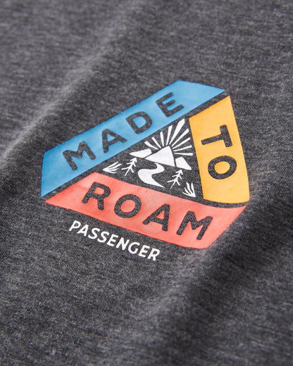 Kirkwood Textured Active T-Shirt - Black - Flatlay