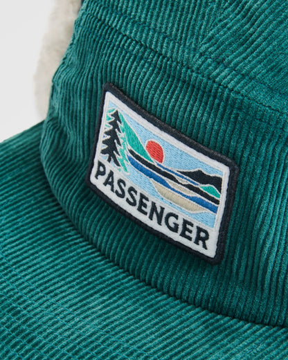 Daytime Recycled Cotton Sherpa Lined Hat - Deep Ocean - Flatlay