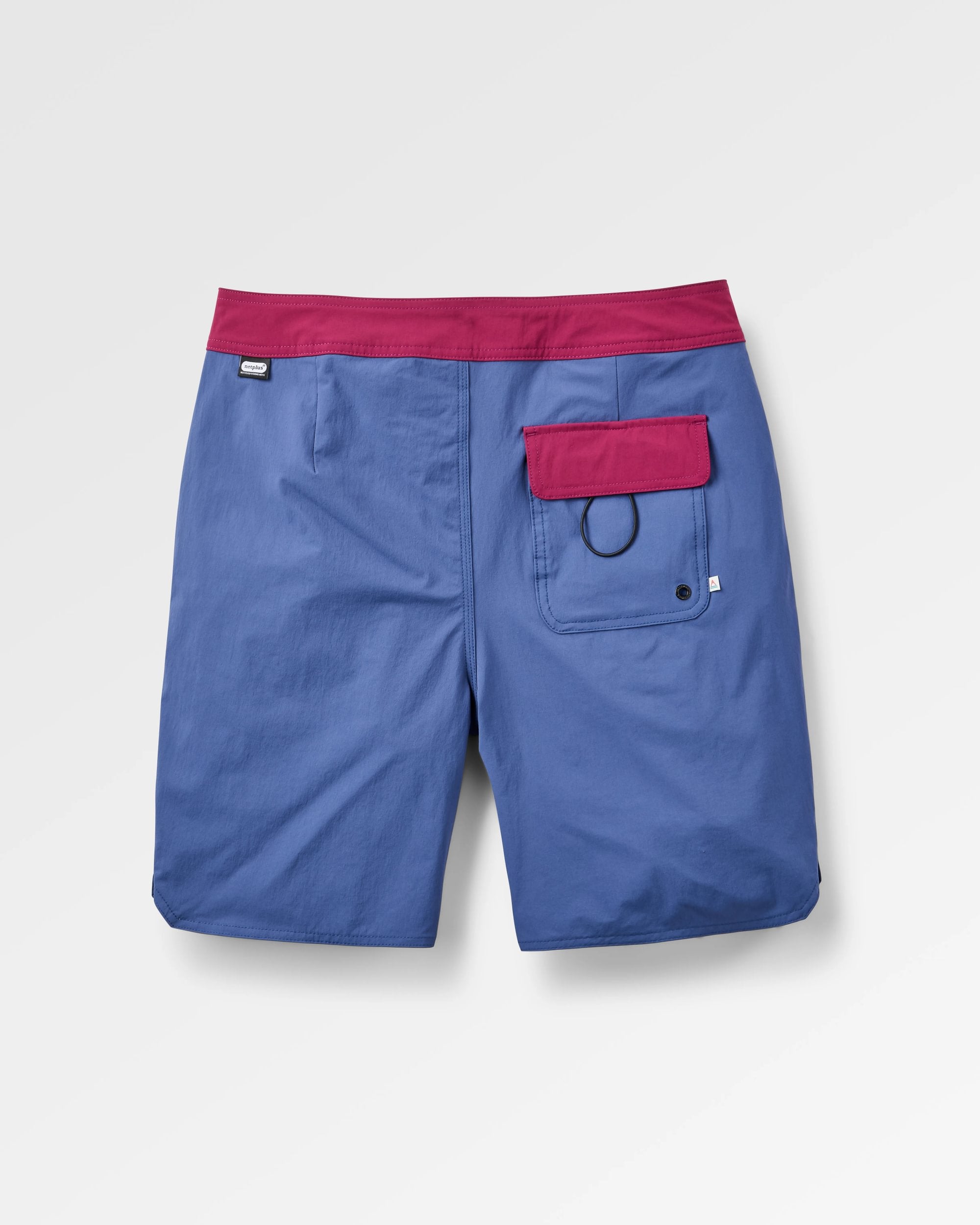 Cruiser Netplus® Recycled 19" Boardshort - Dark Denim - Flatlay