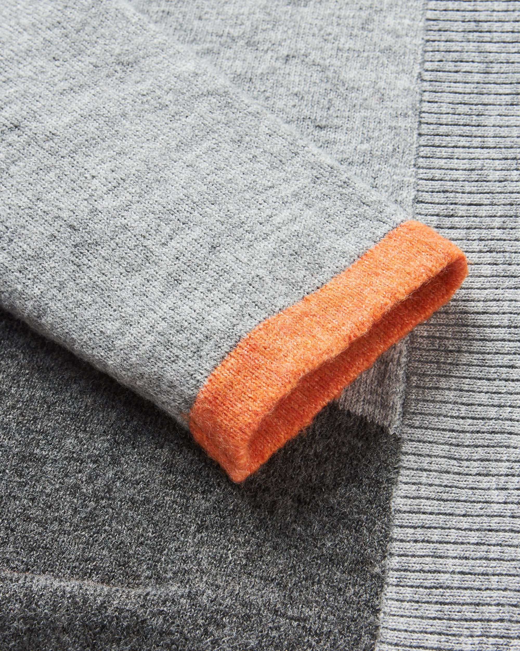 Scenic 'Light' Long Knitted Cardigan - Scenic Grey - Flatlay