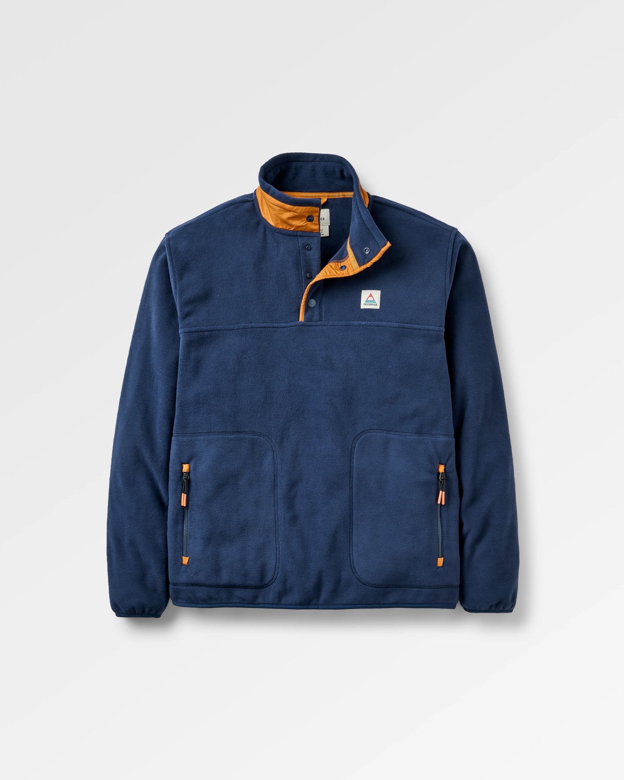 Dusk Recycled Polartec® Fleece - Rich Navy - Flatlay