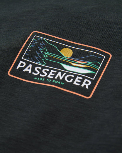 Roamer Women's Recycled Active T-Shirt - Black - Flatlay