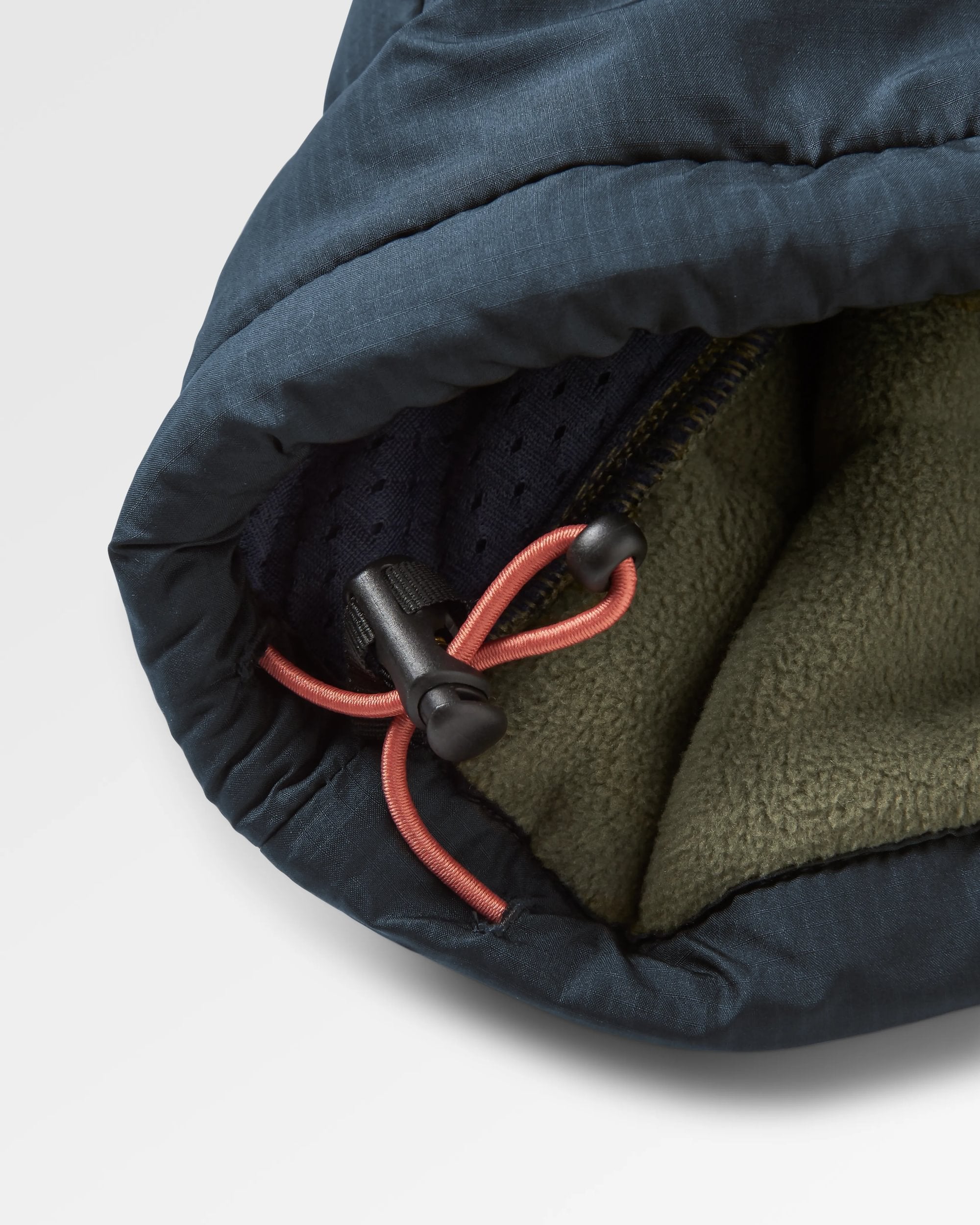 Born Explorer Recycled Polar-Lined Sherpa Vest - Khaki - Flatlay