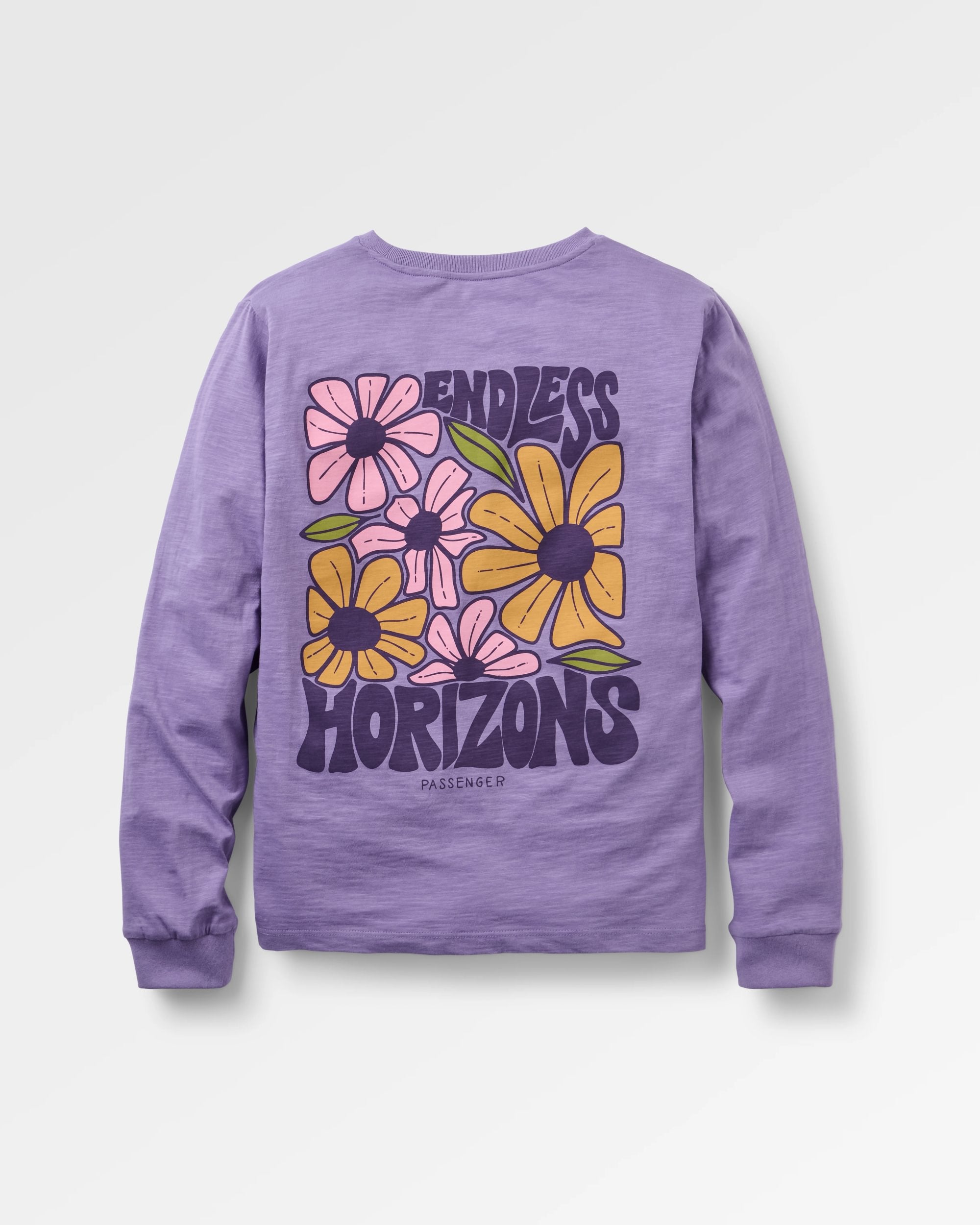 Endless Horizons LS T-Shirt - Purple Haze - Flatlay