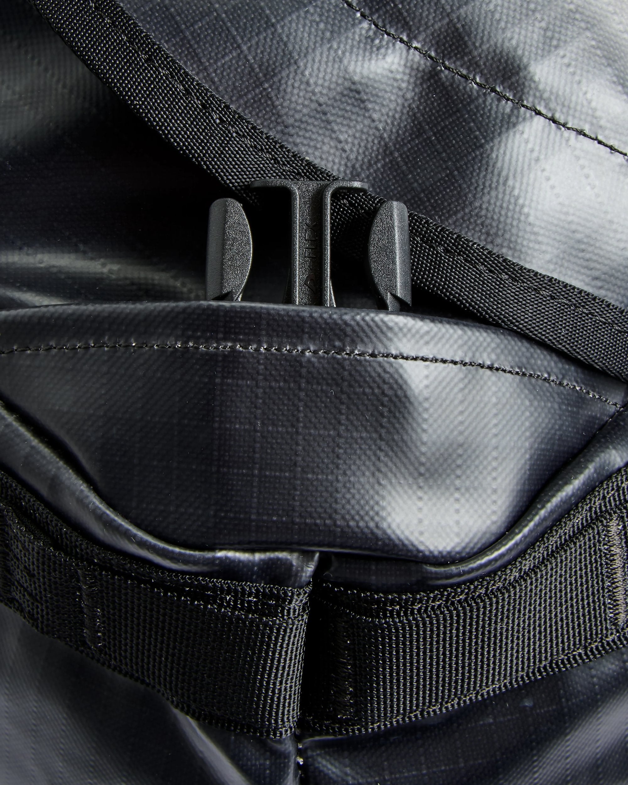 Roamer Recycled 60L Duffel Bag - Phantom Black - Flatlay