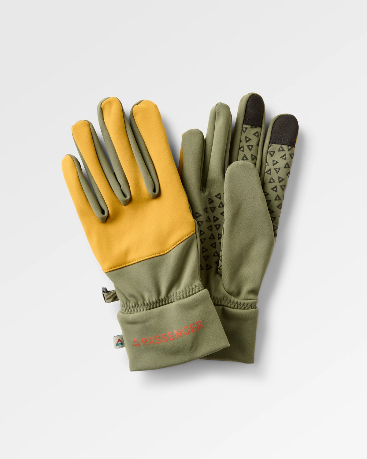 Jacks Touch Screen Gloves - Dusty Ochre - Flatlay