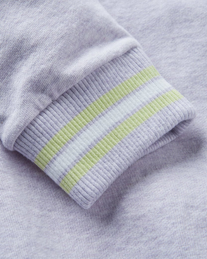 Fade Organic Cotton Sweatshirt - Lilac Mist Marl