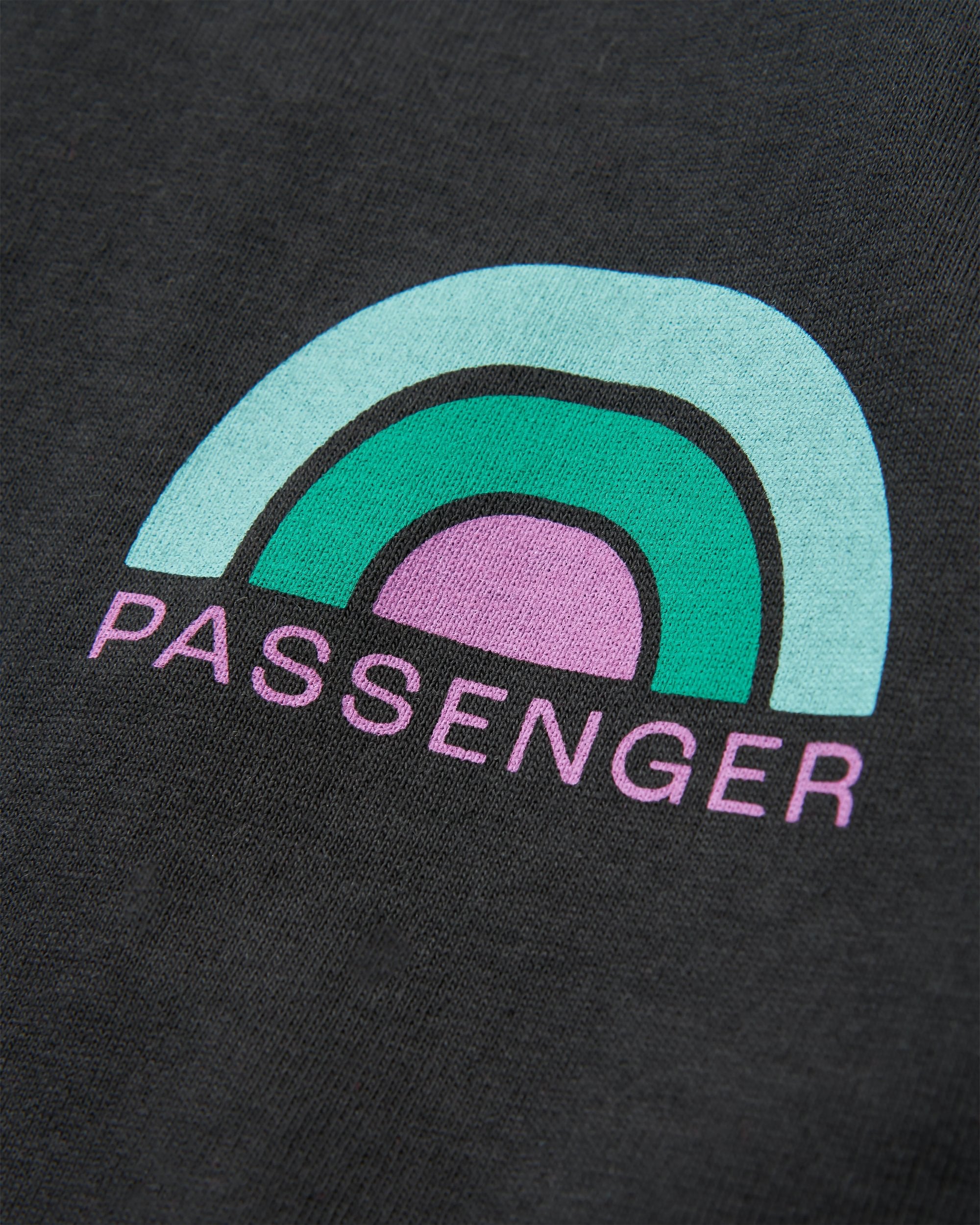 Papercut Recycled Cotton LS T-Shirt - Black - Flatlay