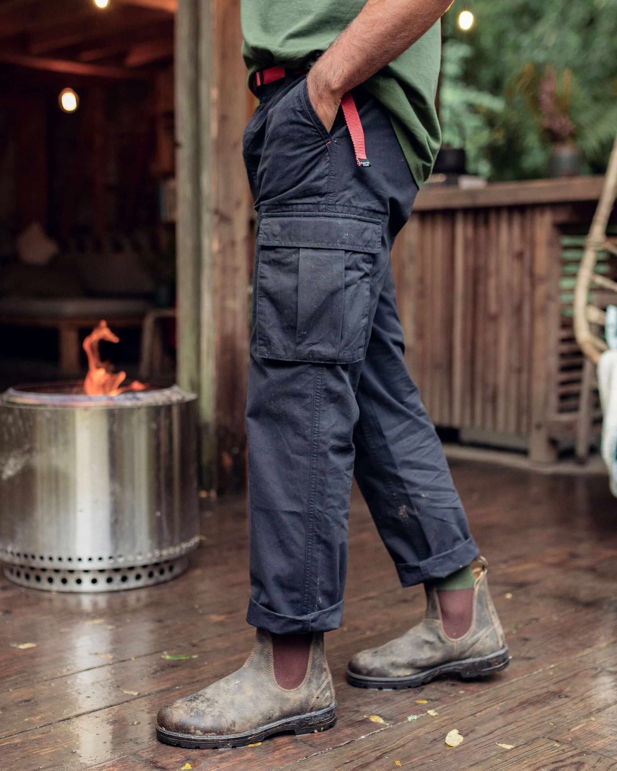 Adventurer Cargo Trouser - Black - 