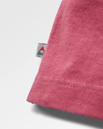 Classic T-Shirt - Maroon - Flatlay