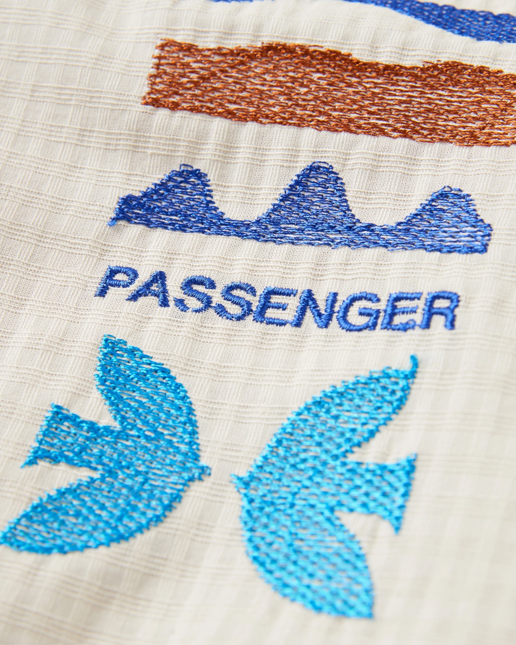 Arden Organic Cotton Short Sleeve Shirt - Vintage White - Flatlay