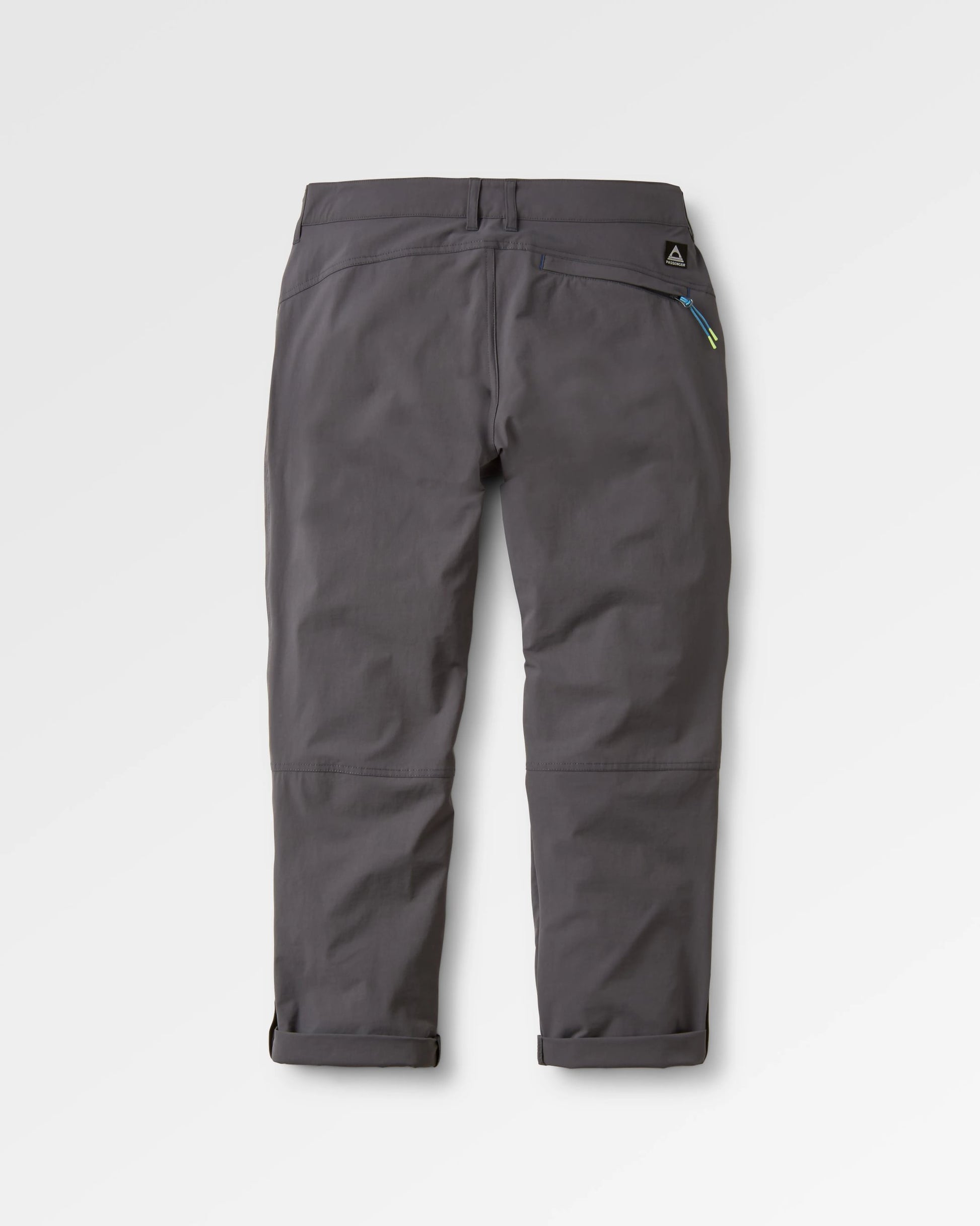 365 Trail Roll Up Trouser - Charcoal - Flatlay
