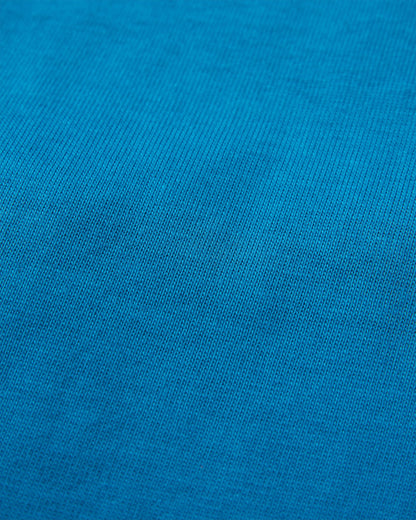 Outdoor Gear Organic Cotton T-Shirt - Azure Blue - Flatlay