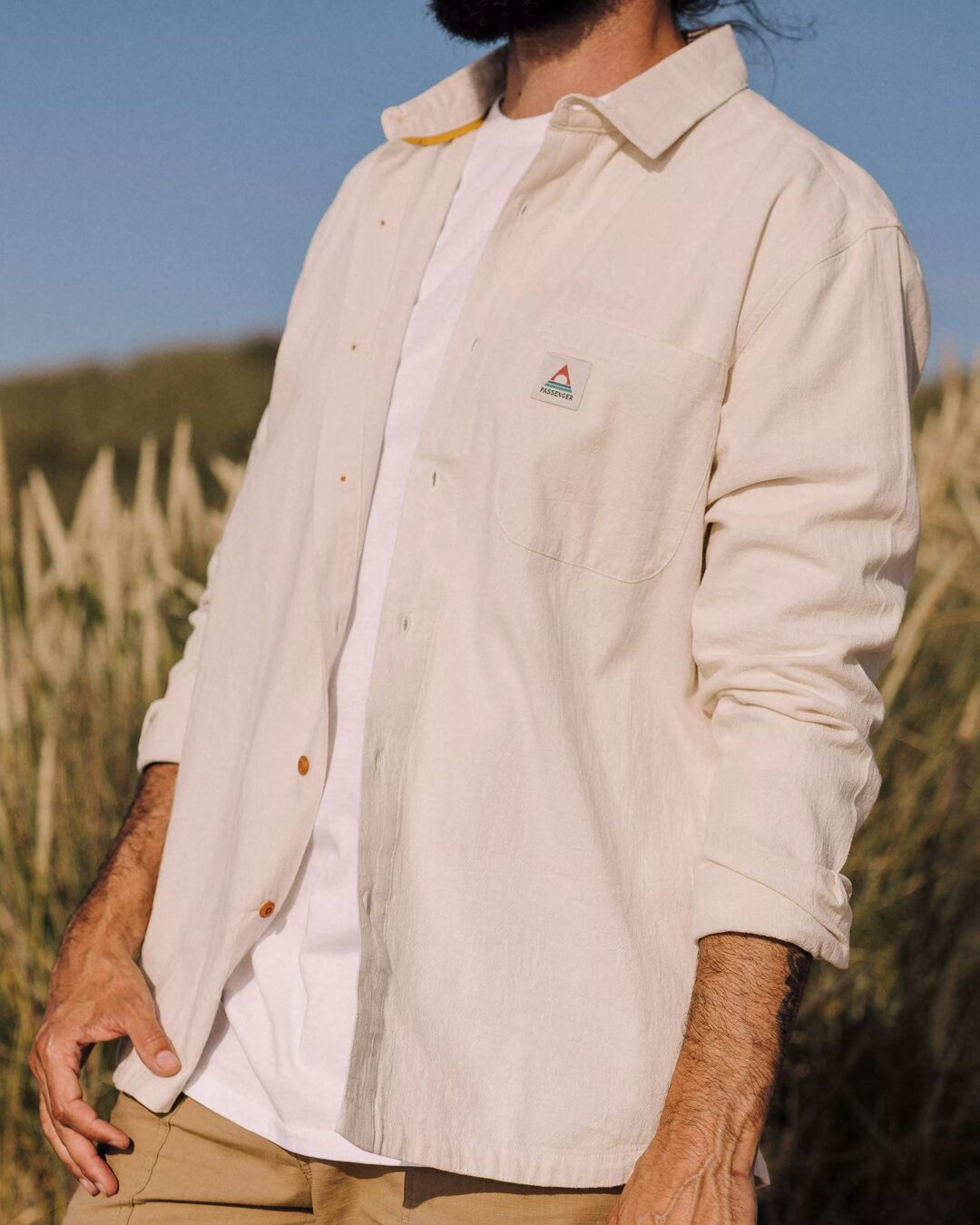 Arica Textured Shirt - Birch - Lifestyle