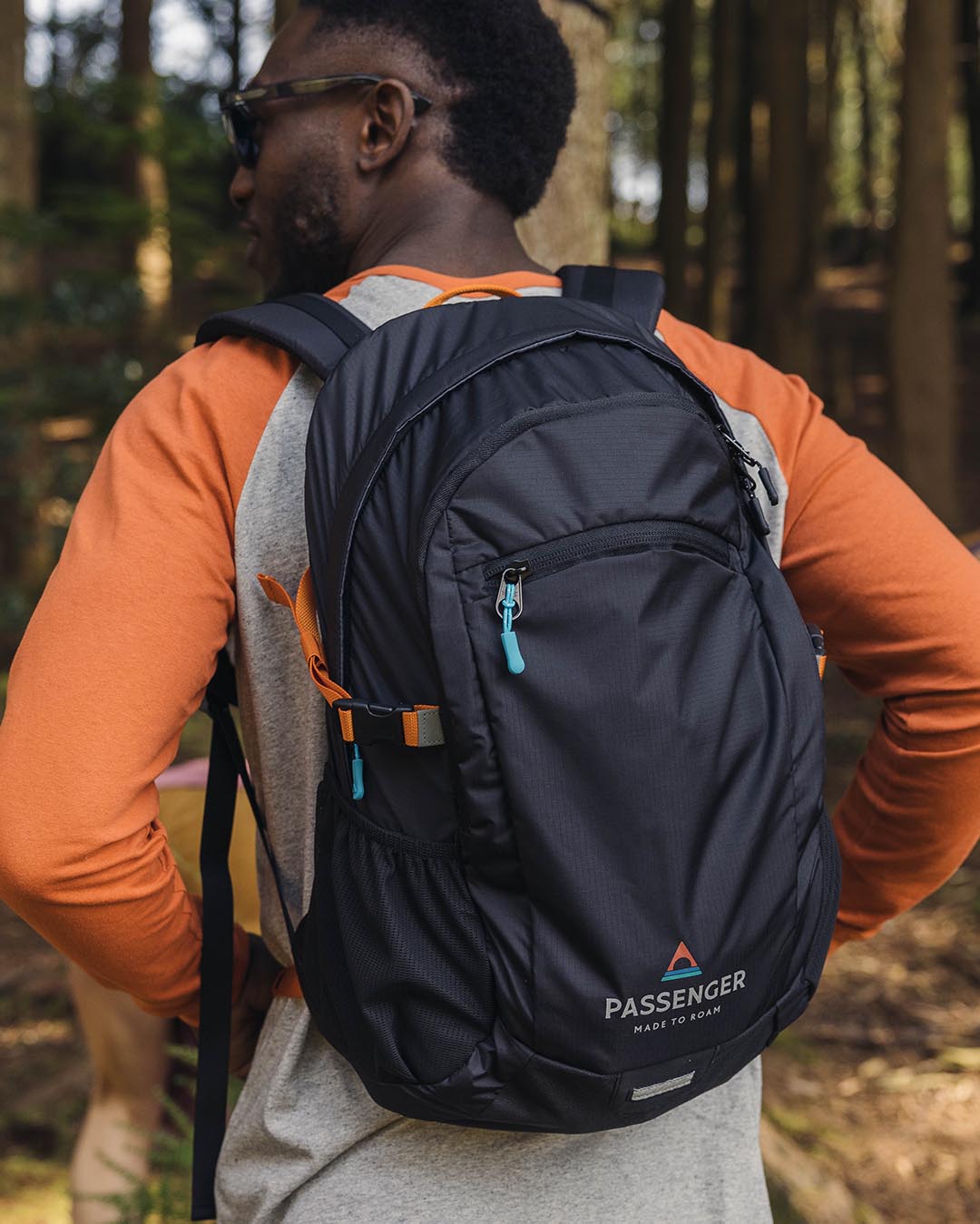 Track Recycled 30L Backpack - Black - Lifestyle - Male