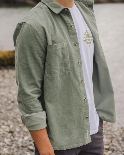 Backcountry Corduroy Shirt - Pistachio - Lifestyle