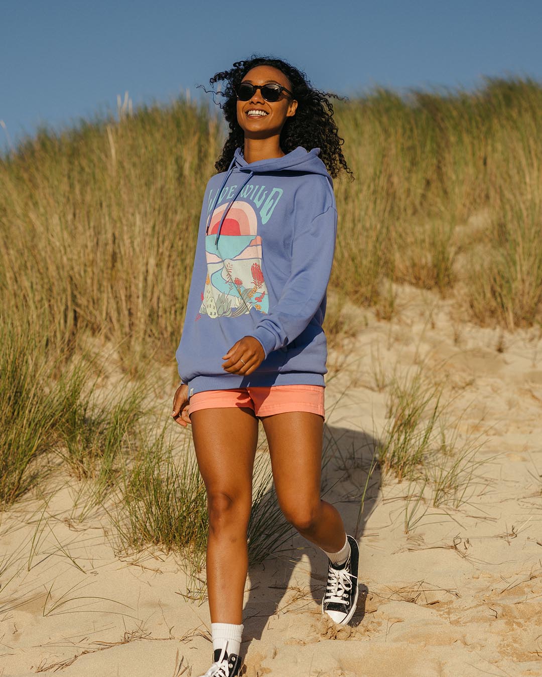 Live Wild Oversized Hoodie - Baja - Lifestyle