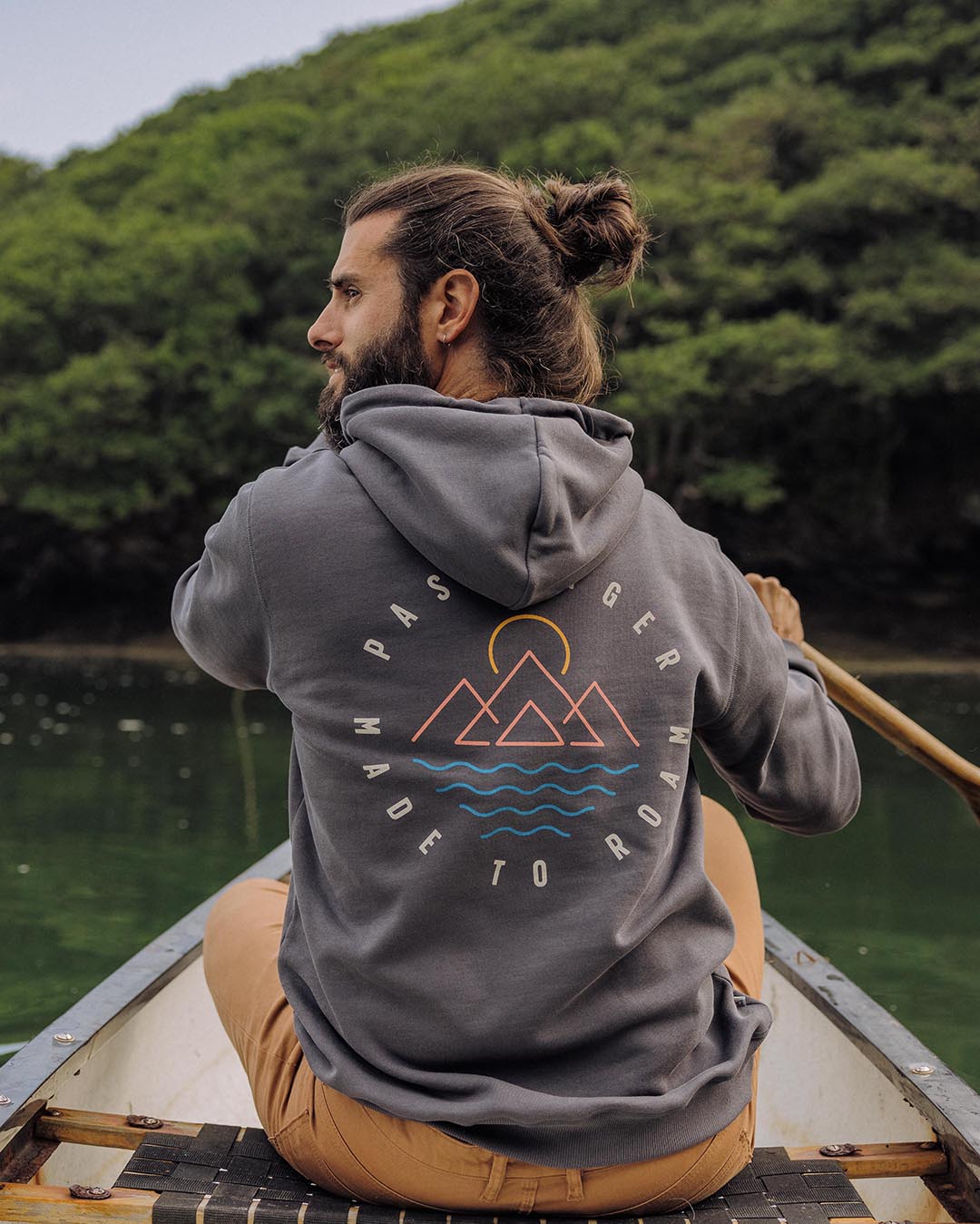Escapism Regular Fit Hoodie - Faded Black - Lifestyle