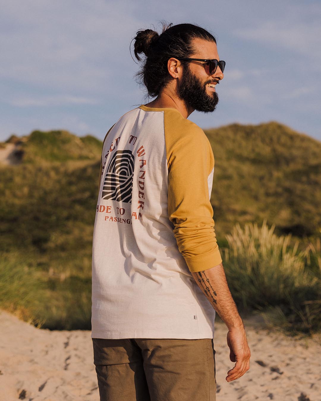 Sundown LS T-Shirt - Mustard Gold - Lifestyle