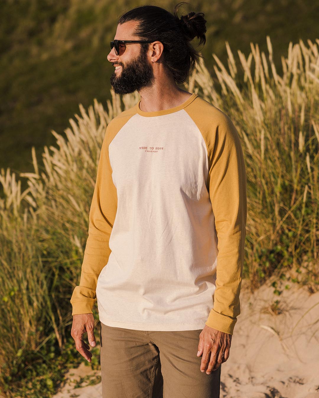 Sundown LS T-Shirt - Mustard Gold - Lifestyle