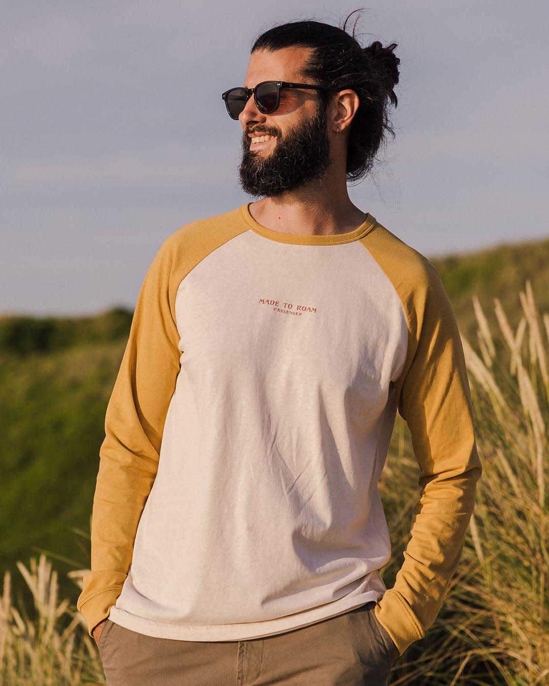 Sundown LS T-Shirt - Mustard Gold - Lifestyle