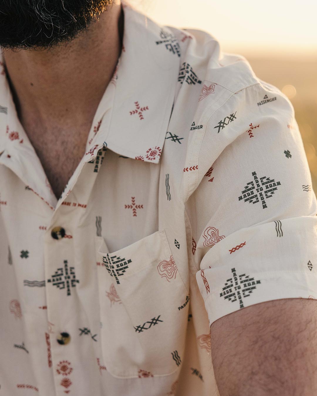 Cove Organic Cotton Shirt - Birch Made To Roam
