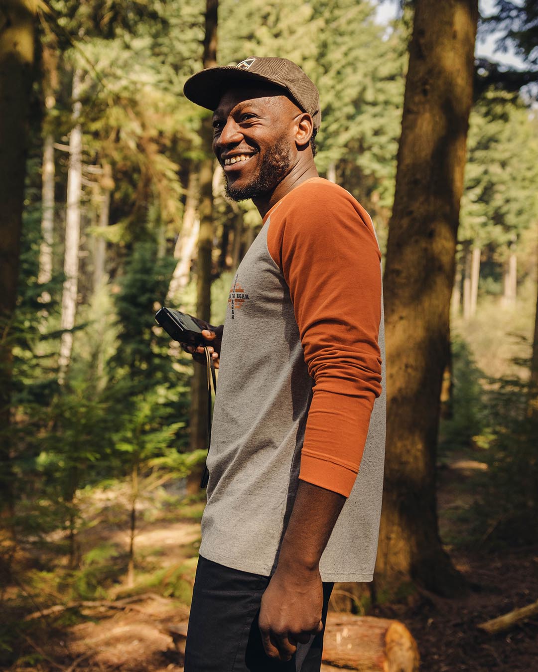 Oar LS T-Shirt - Burnt Orange - Lifestyle