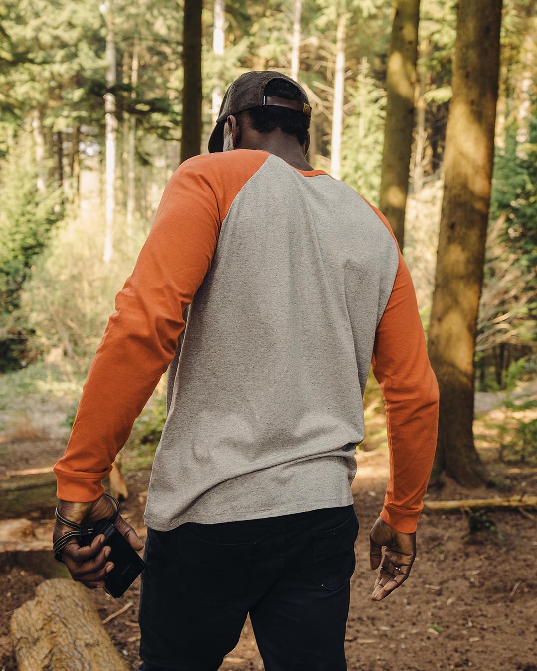 Oar LS T-Shirt - Burnt Orange - Lifestyle