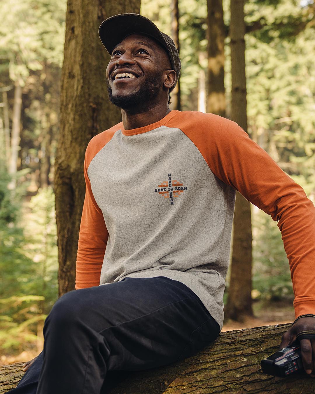 Oar LS T-Shirt - Burnt Orange - Lifestyle