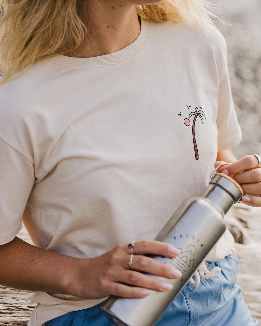 Sundaze Oversized T-Shirt - Birch - Lifestyle
