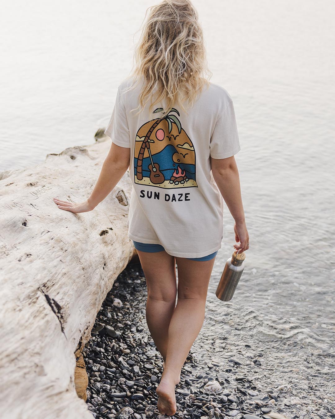 Sundaze Oversized T-Shirt - Birch - Lifestyle