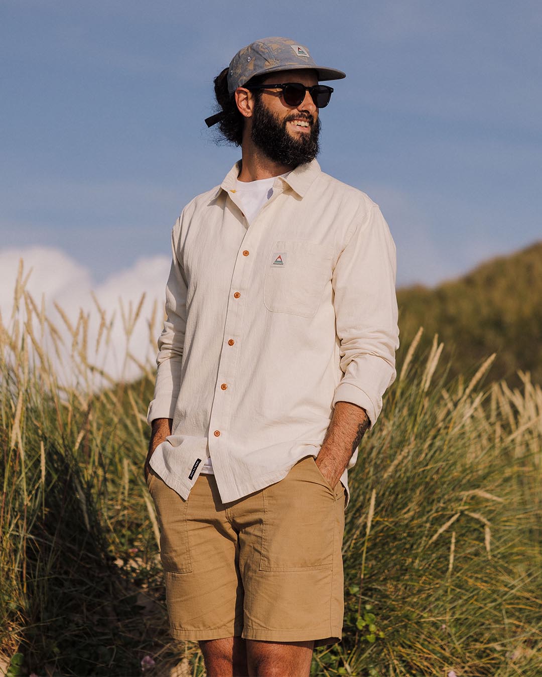 Arica Textured Shirt - Birch - Lifestyle