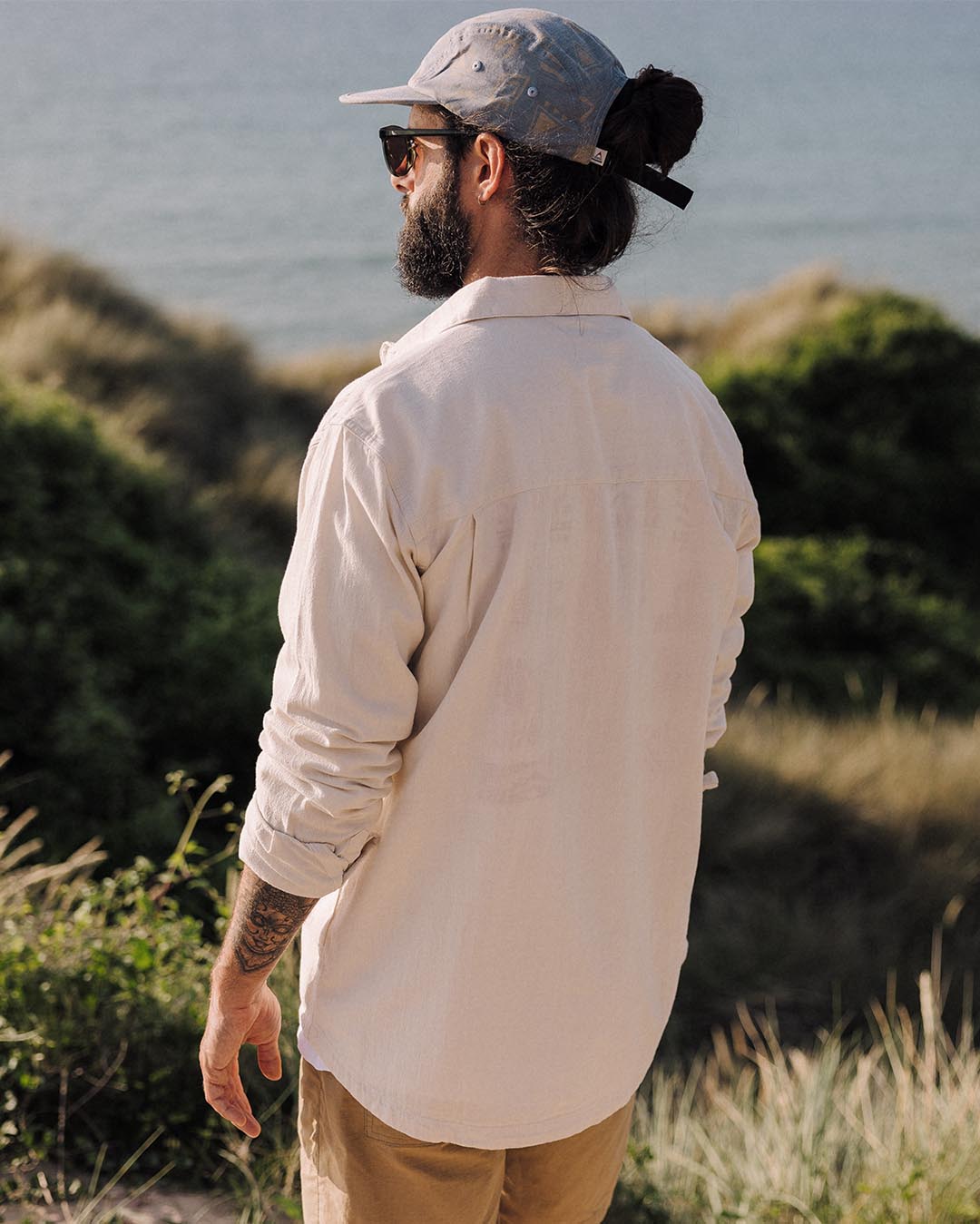Arica Textured Shirt - Birch - Lifestyle
