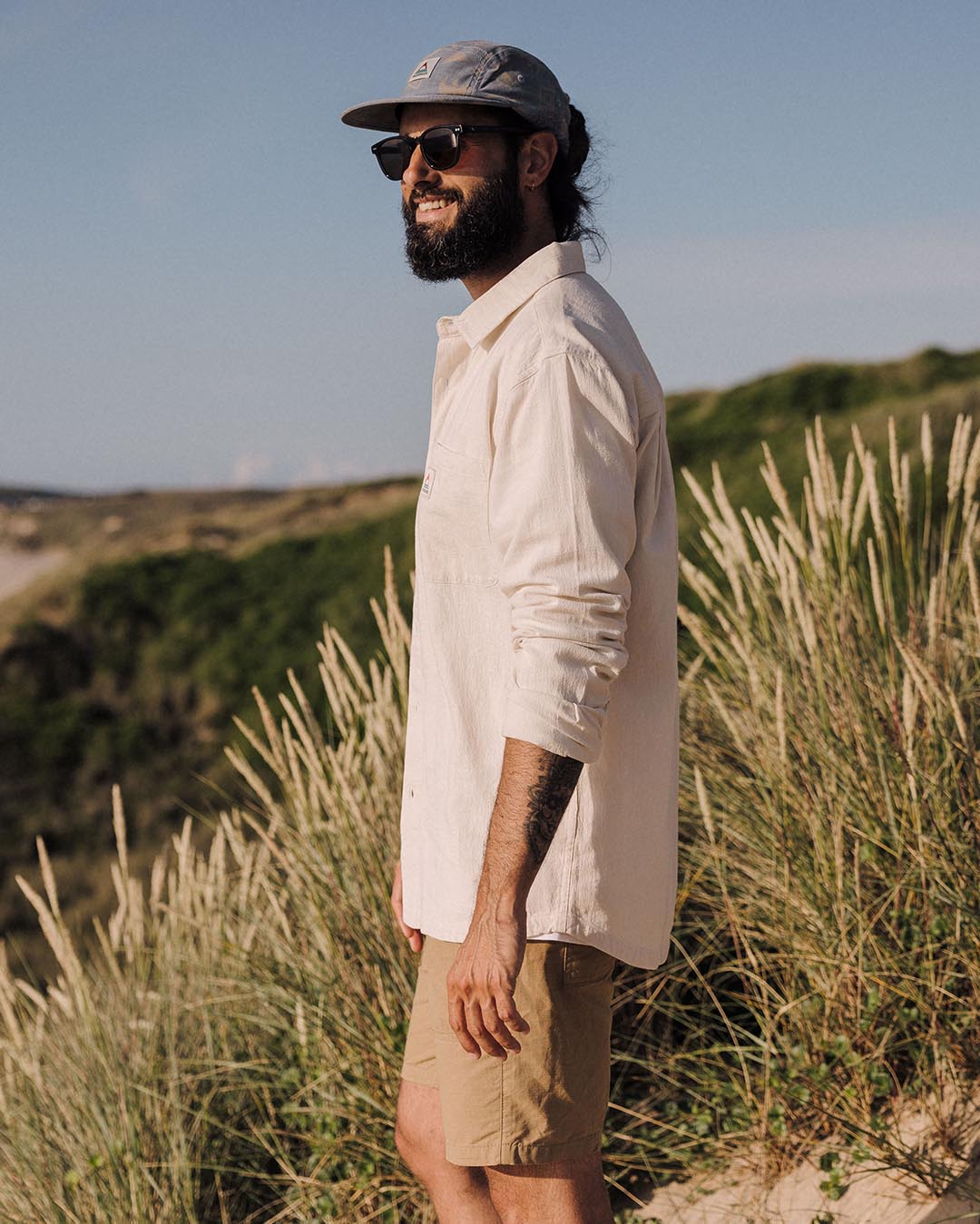 Arica Textured Shirt - Birch - Lifestyle