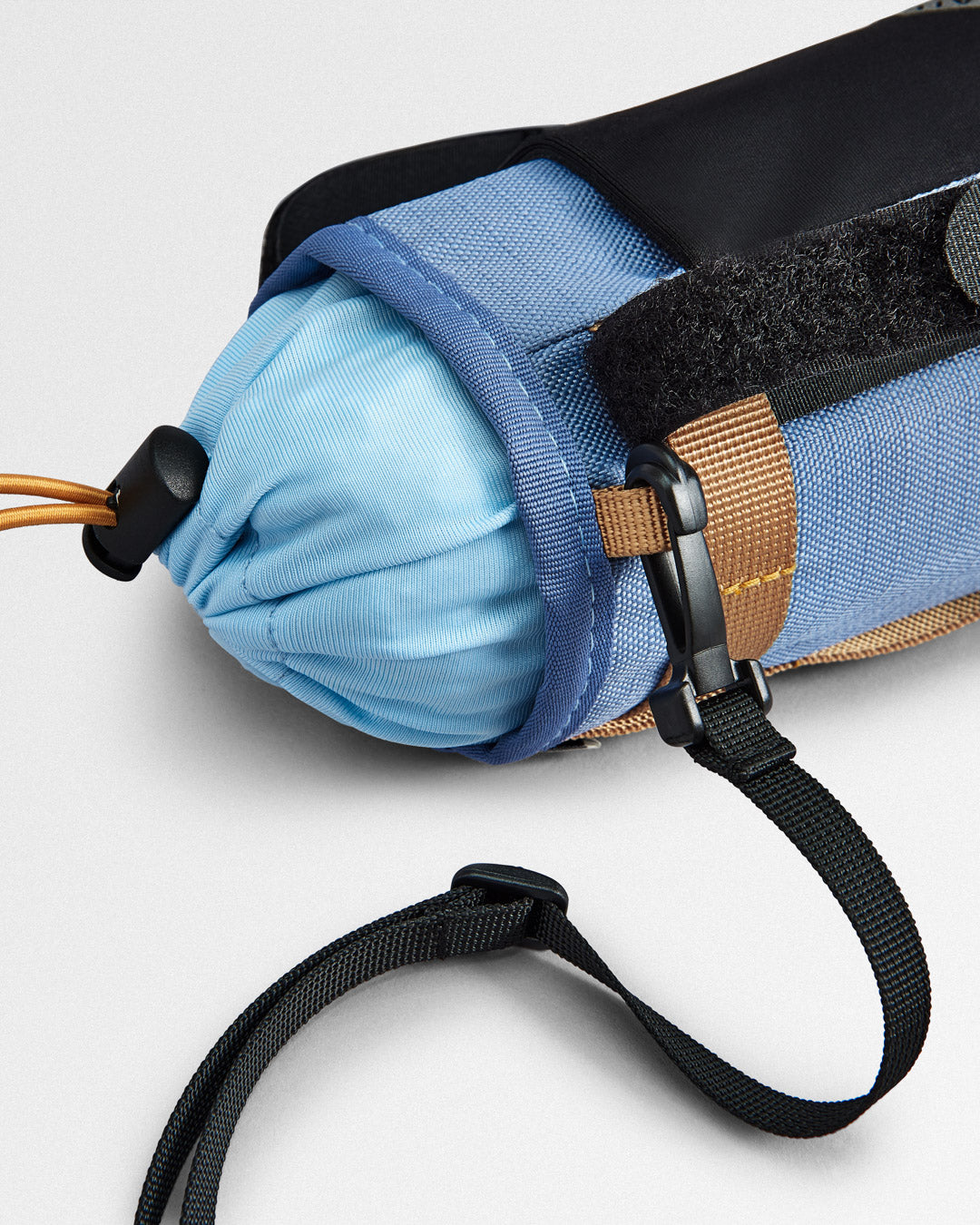 Steer Hybrid Bottle Bike Bag - Provincial Blue - Lifestyle