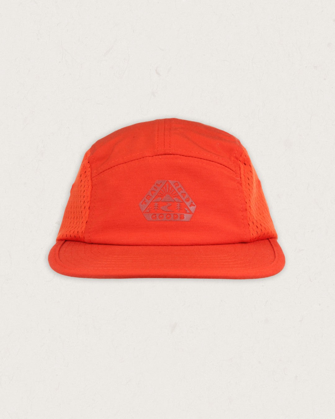 Beyond Organic 5 Panel Cap - Warm Orange - Lifestyle