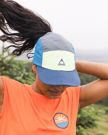 Womens_Emerge 5 Panel Trail Cap - Bluejay Multi - Lifestyle
