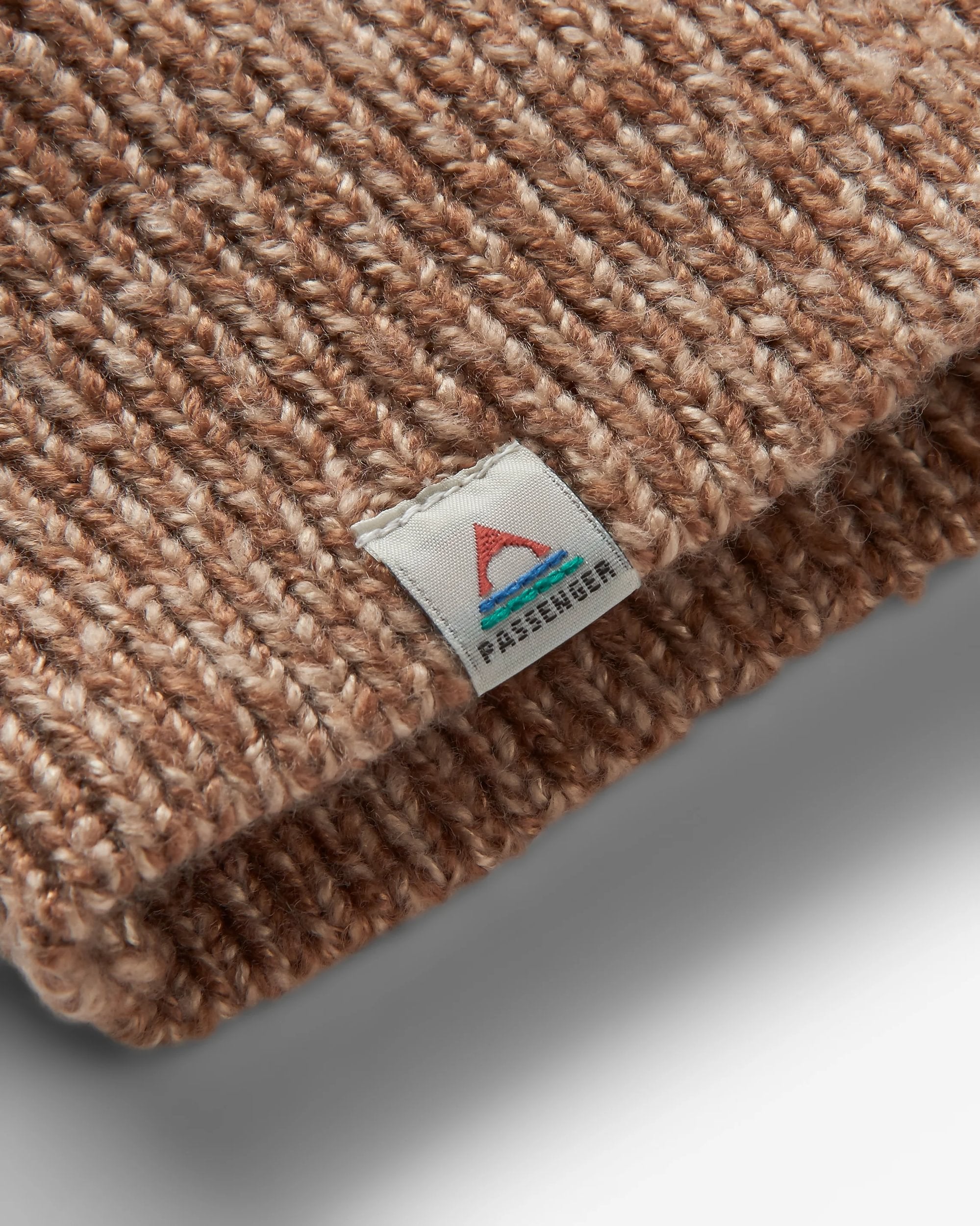 Fog Recycled Knitted Jumper - Stone - Flatlay