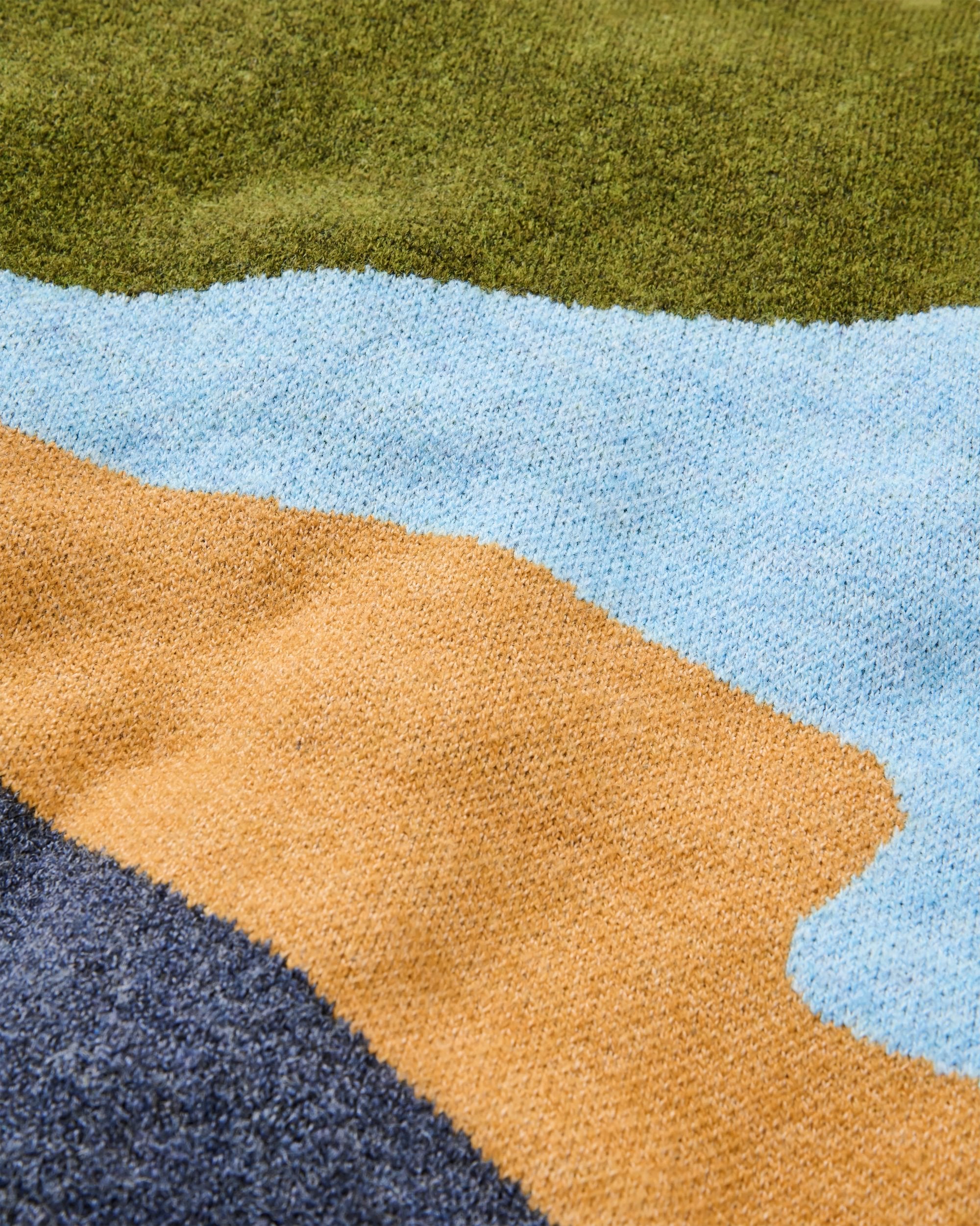 Scenic Recycled Knitted Jumper - Scenic Deep Plum - Flatlay