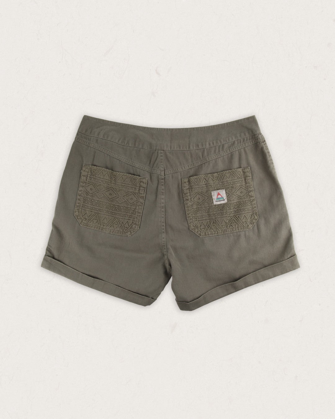 Ziggy Organic Cotton Short - Dusty Olive - Lifestyle