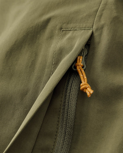 Overland Waterproof Jacket - Dark Olive - Flatlay