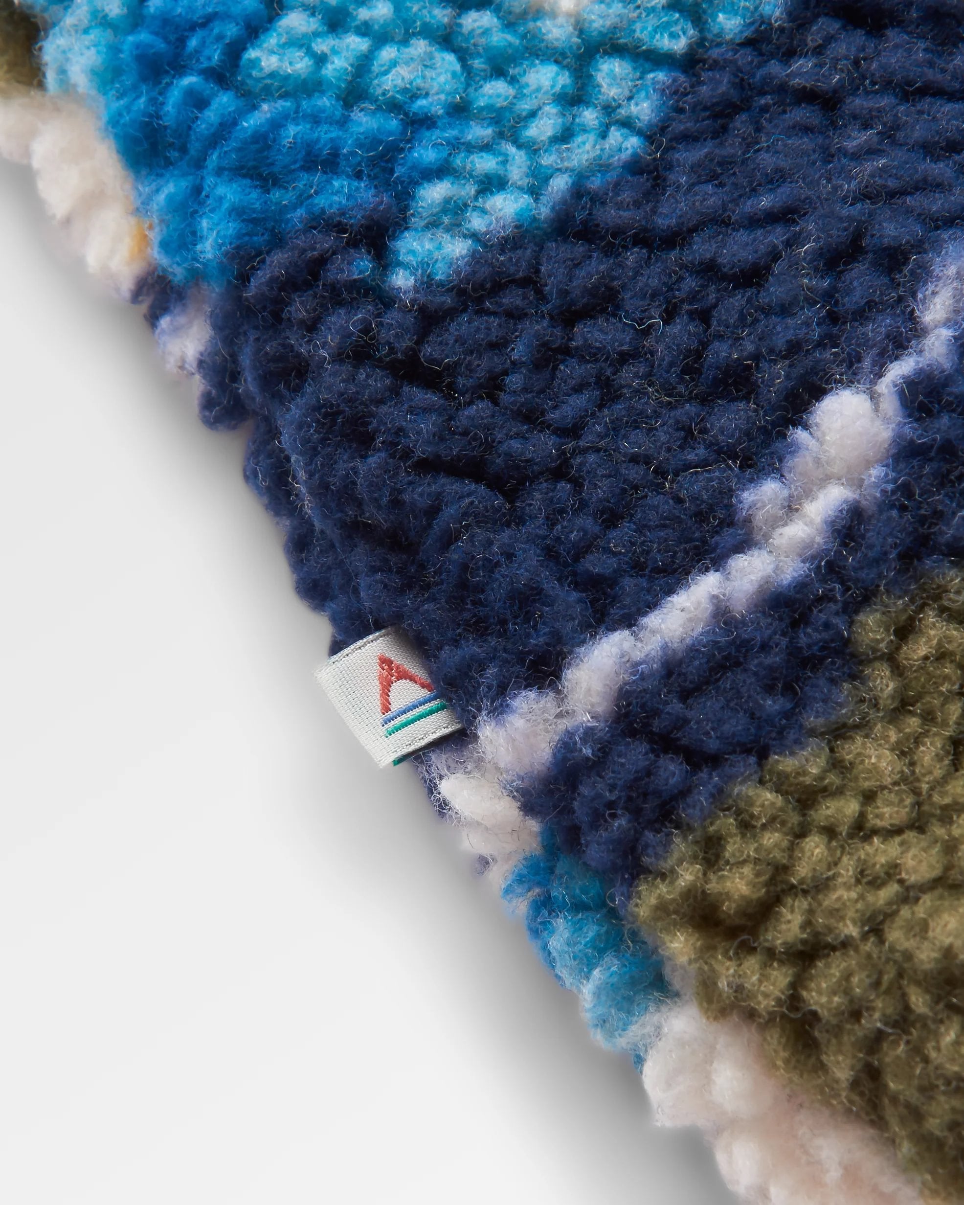 Offroad Recycled Sherpa 1/2 Zip Fleece - Mount Scenic Khaki - Flatlay