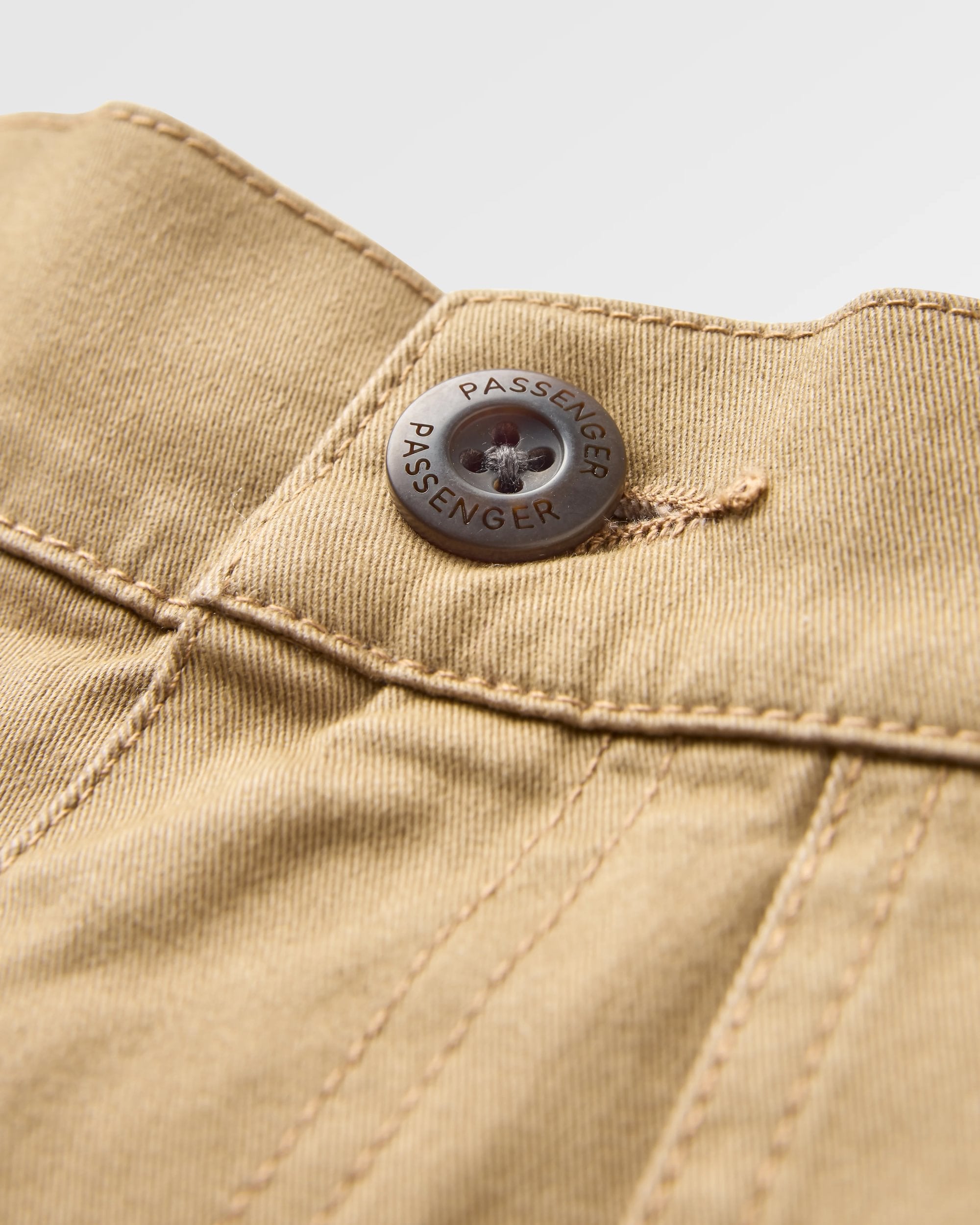 Lani Organic Twill Long Short - Elmwood - Flatlay