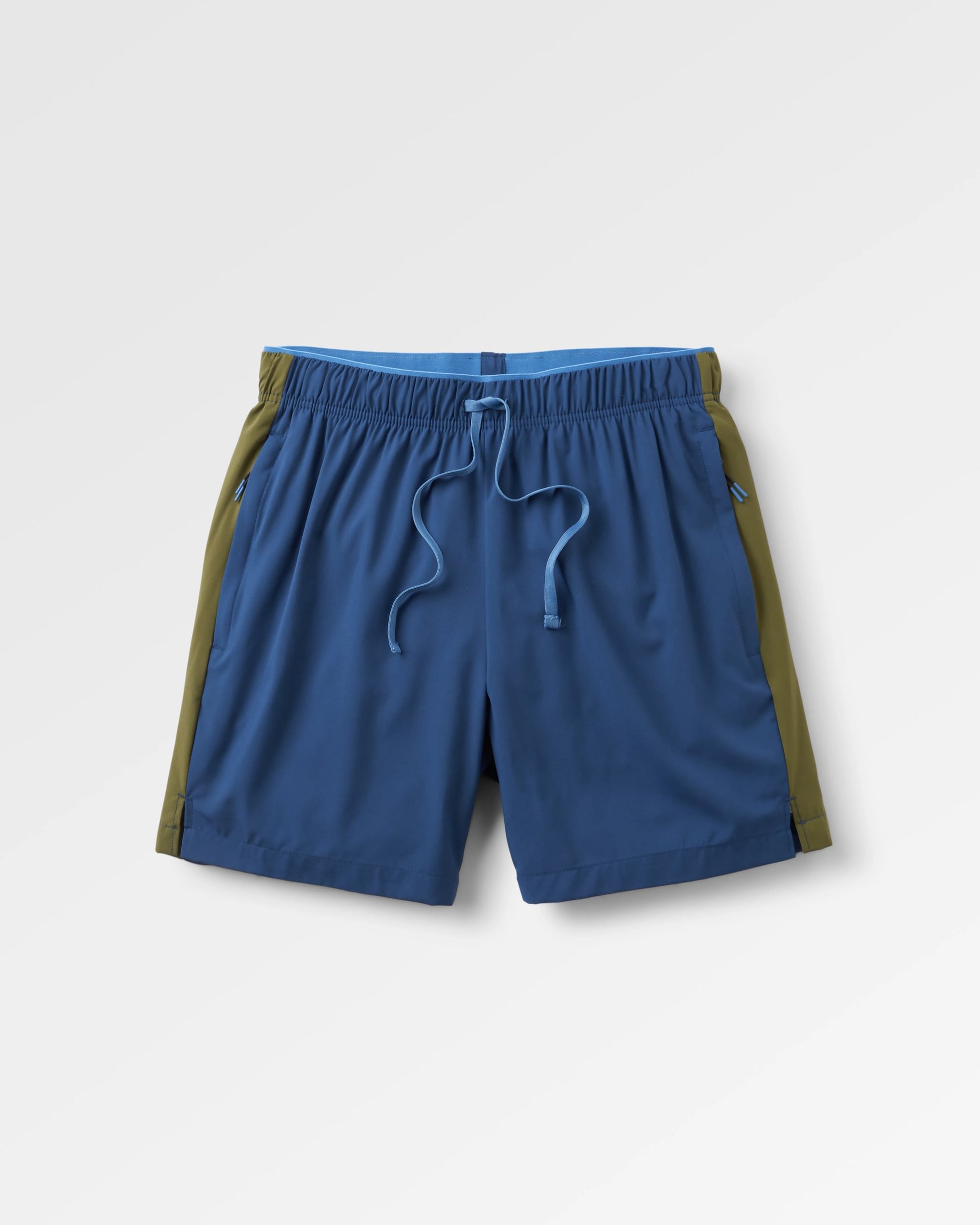 Swift Trail Short - Dark Denim - Flatlay